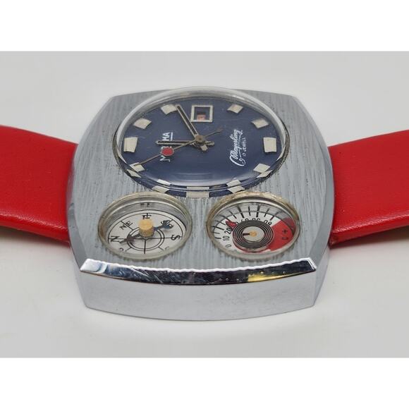 Vintage Rare MORTIMA Mayerling Smart watch with Date, Compass, Thermometer - Picture 4 of 14